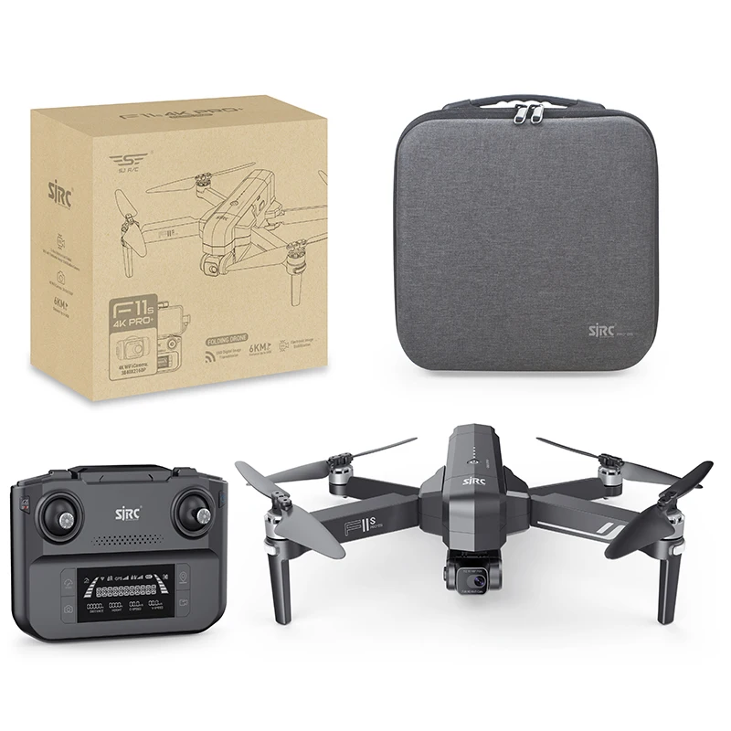 Professional SJRC F11s 4K Pro+ Drone with 6KM Transmission, 30Mins